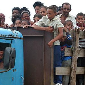 Transport der Passagiere in Kuba