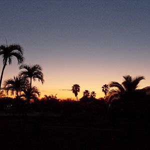 Sonnenuntergang, Sicht vom Hotel