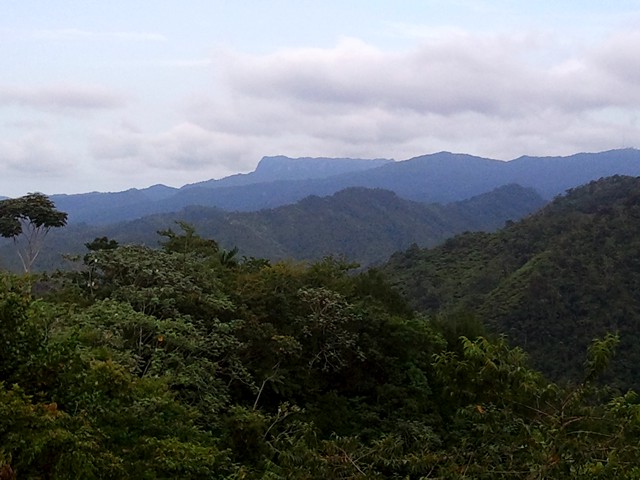 10 - Bergpanorama (der "El Yunque" nimmt Konturen an)