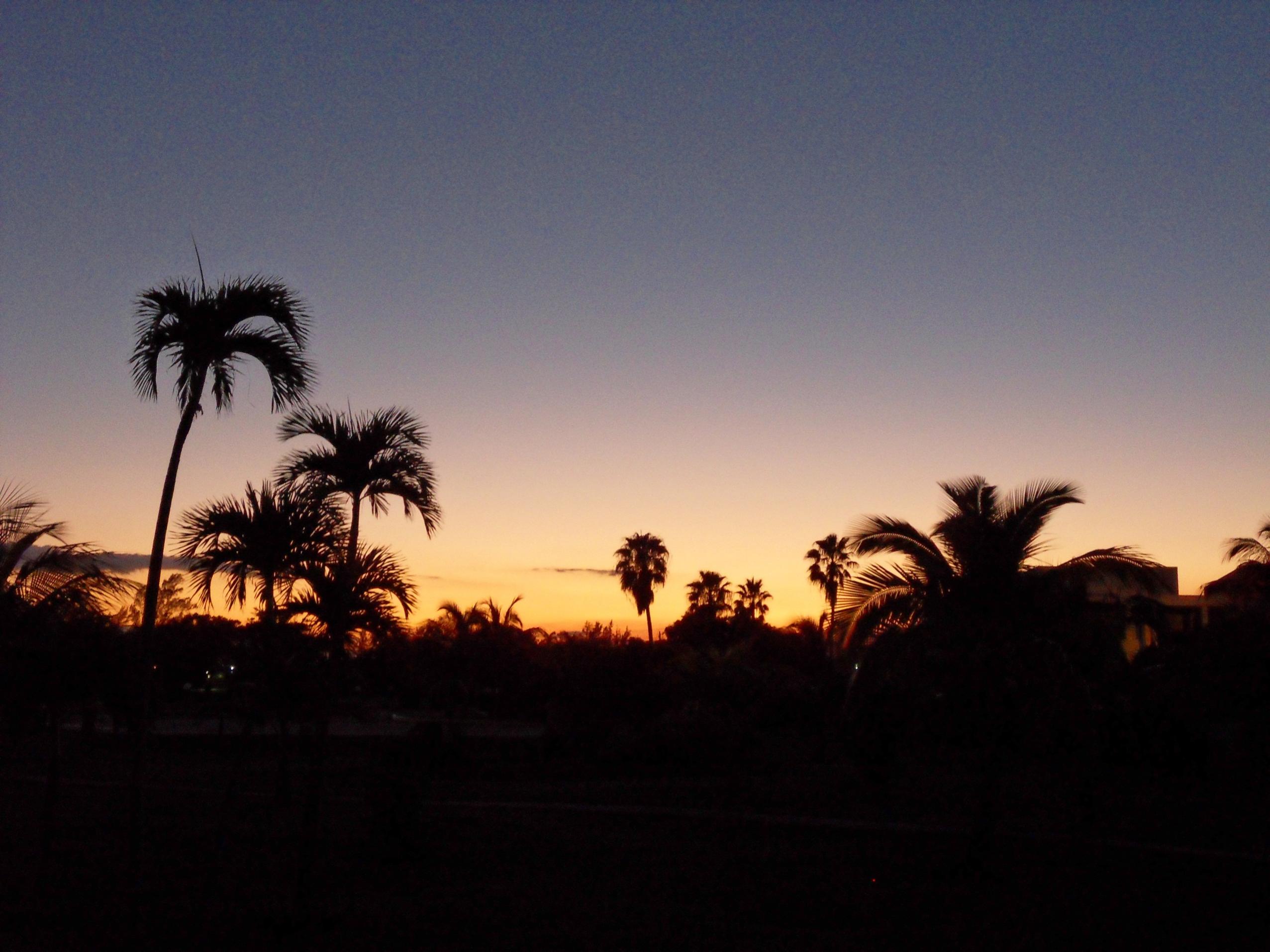 Sonnenuntergang, Sicht vom Hotel